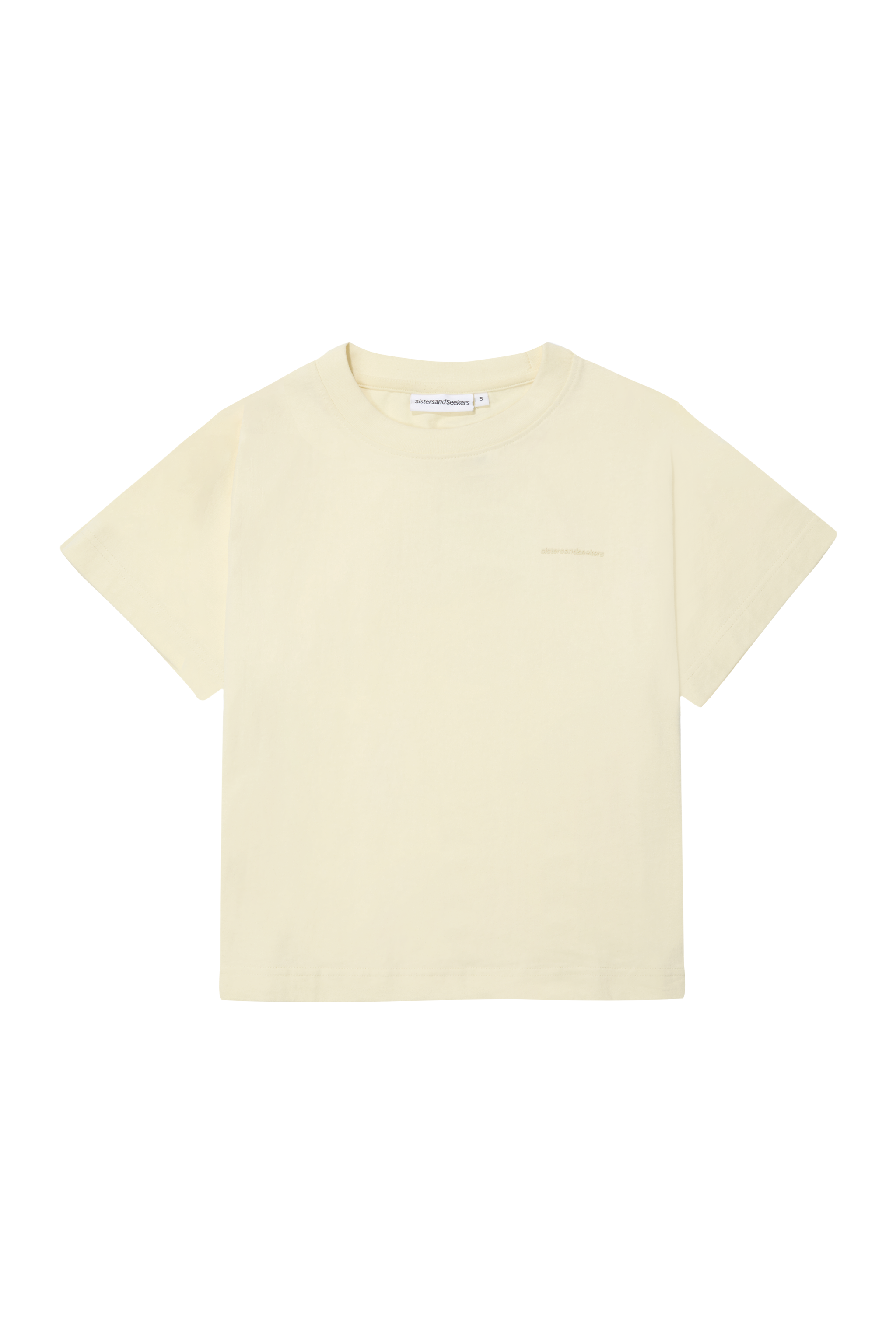 Trademark Shrunken Tee in Butter Yellow
